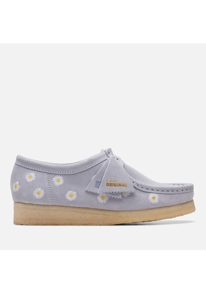 Clarks Originals Women's Embroidered Suede Wallabee Shoes - UK 6