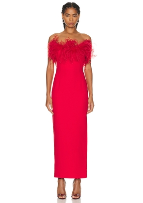 The New Arrivals by Ilkyaz Ozel Lena Dress in Pedro Red - Red. Size 34 (also in ).