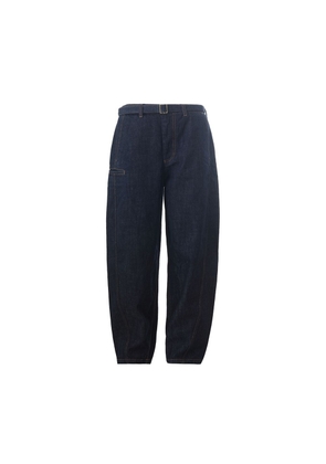 Emporio Armani Elegant Cotton Blue Jeans for the Modern Man - W48