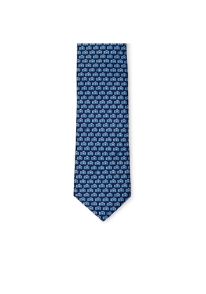 Ermenegildo Zegna Elegant Multicolor Silk Men's Necktie - One Size