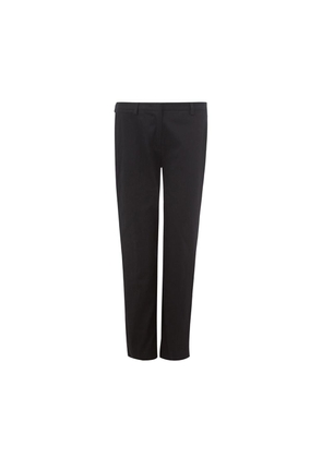 Lardini Elegant Black Cotton Trousers for Women - W40