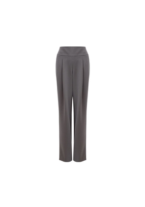 Lardini Elegant Gray Wool Trousers for Women - W40