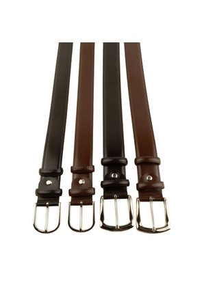 Made In Italy Elegant Milano Leather Belt Quartet - 115 cm / 46 Inches