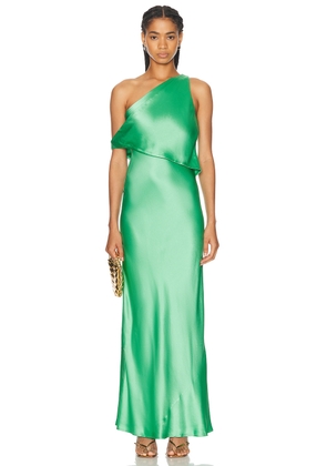 Staud Naomi Dress in Seaweed - Green. Size 0 (also in 2, 4, 6).