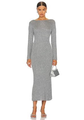 Bec + Bridge Sadie Sequin Knit Dress in Grey. Size XS.