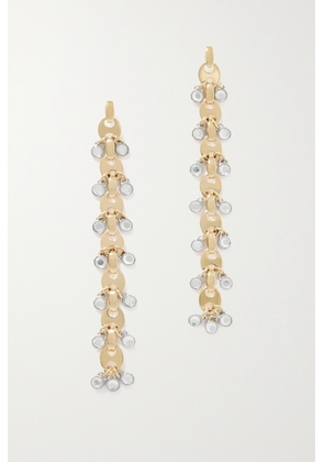 Rabanne - Gold-tone Crystal Earrings - One size