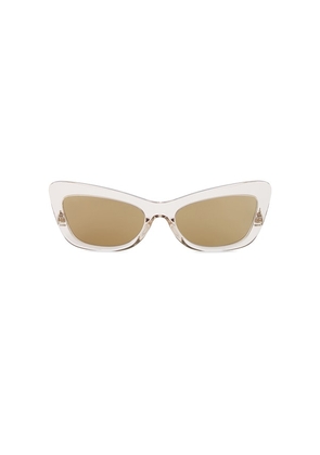 Dolce & Gabbana Cat Eye Sunglasses in Neutral.