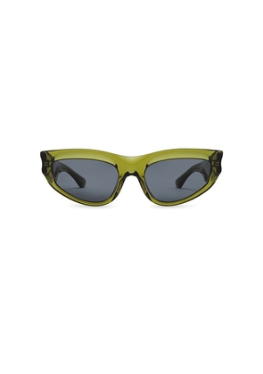 Burberry Cat Eye Sunglasses in Green.