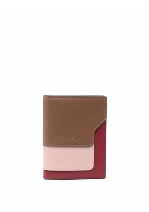 Marni colour-block bifold wallet - Pink