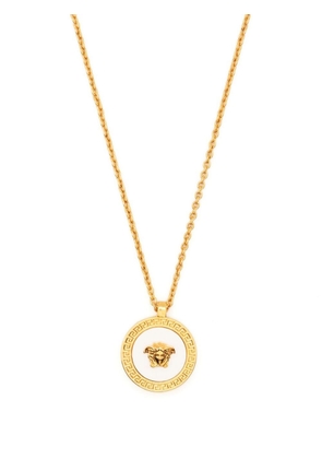 Versace Medusa enamel necklace - Gold