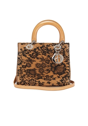 FWRD Renew Dior Lady Handbag in Brown.