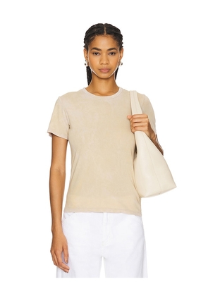 COTTON CITIZEN The Standard Tee in Tan. Size M, S, XS.