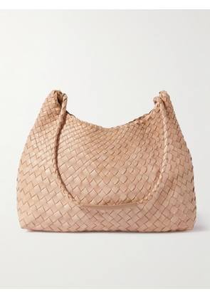 Dragon Diffusion - Santa Rosa Woven Leather Shoulder Bag - Neutrals - One size