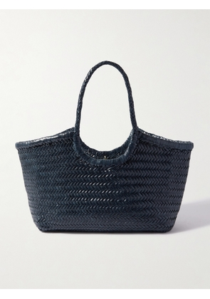 Dragon Diffusion - Nantucket Large Woven Leather Tote - Blue - One size
