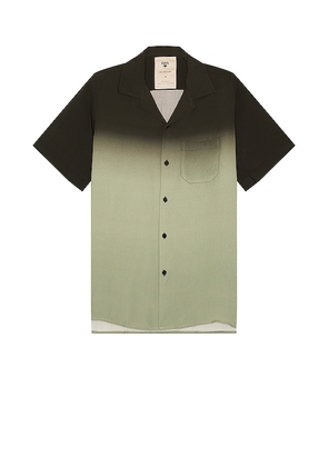 OAS Forest Grade Viscose Shirt in Green. Size S.