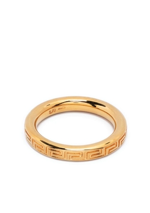 Versace Greek Key band ring - Gold