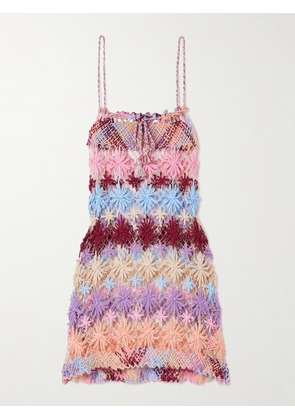 Miguelina - Eloisa Cotton Mini Dress - Multi - XS/S,M/L