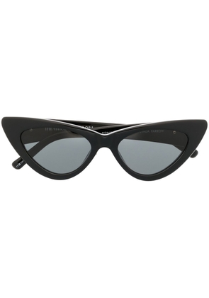 Linda Farrow x The Attico Dora cat-eye sunglasses - Black
