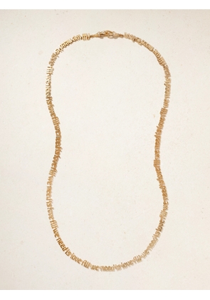 Marie Lichtenberg - All We Need Is Love 18-karat Gold Diamond Necklace - One size