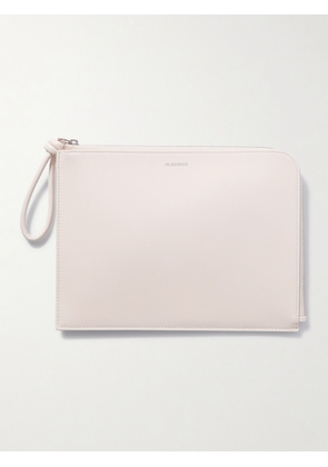 Jil Sander - Leather Clutch - Off-white - One size