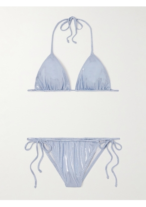 Norma Kamali - Metallic Bikini - Blue - x small,small,medium,large,x large