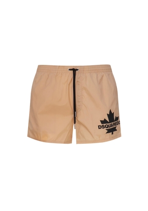 Dsquared2 Swim Shorts With Contrasting Color Logo