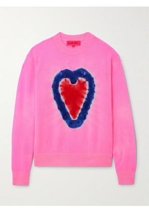 The Elder Statesman - Tie-dyed Cashmere Sweater - Pink - x small,small,medium,large