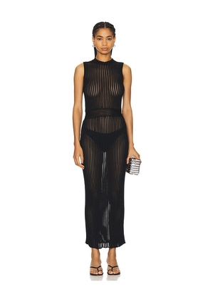 NONchalant Label Soleil Dress in Black. Size M, S, XL, XS.