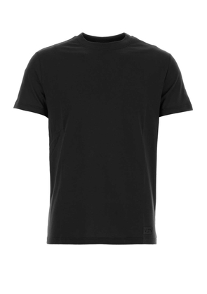 Valentino Garavani Black Cotton T-Shirt