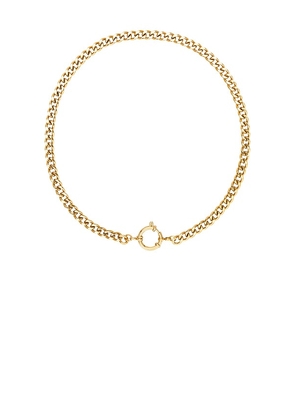 8 Other Reasons Isabel Gold Necklace in Metallic Gold.
