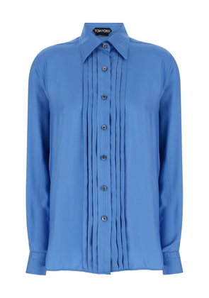 Tom Ford Pleated Plastron Shirt