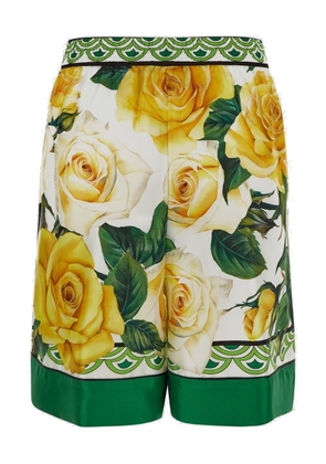 Dolce & Gabbana Floral Printed Shorts