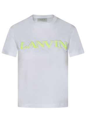 Lanvin Curb White Cotton T-Shirt