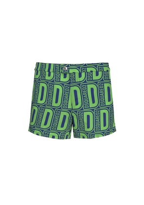 Dsquared2 Swim Boxer With All-Over Print