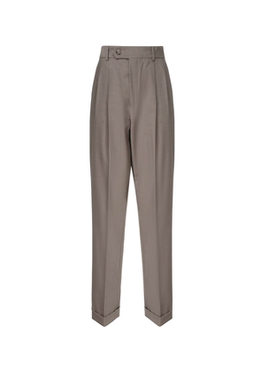 Sportmax Ferito Trousers In Virgin Wool With Pinces