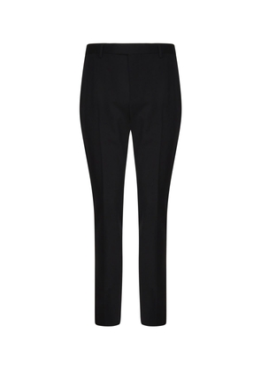 Saint Laurent Iconic Le Low-Waisted Wool Tuxedo Trousers