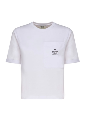 Fendi Cotton Logo T-Shirt