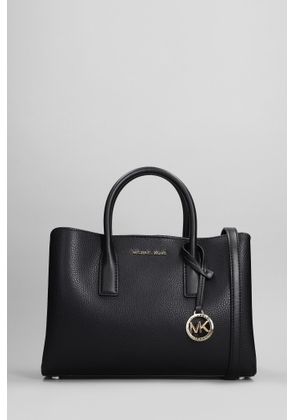 Michael Kors Ruthie Shoulder Bag In Black Leather