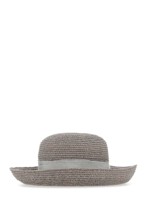 Helen Kaminski Grey Raffia Hat