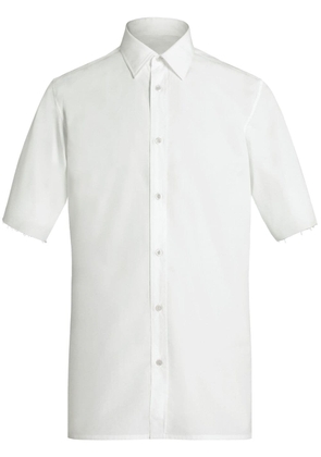 Maison Margiela four-stitch short-sleeve shirt - White