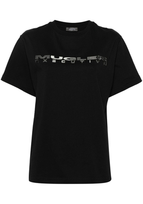 Mugler Executive logo-print T-shirt - Black