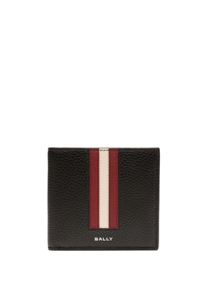 Bally logo-stamp leather wallet - Black