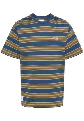 WTAPS Textile Protect cotton T-shirt - Blue