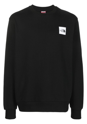 The North Face logo-print cotton sweatshirt - Black