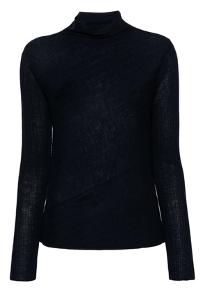 Theory roll-neck knit top - Blue