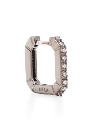 EÉRA 18kt gold Candy Mini diamond hoop earring - Silver