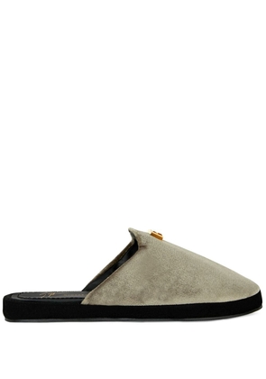 Giuseppe Zanotti Domitille velvet slippers - Grey