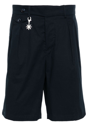 Manuel Ritz poplin bermuda shorts - Blue