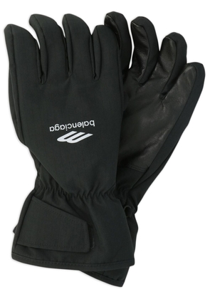 Balenciaga GL ski gloves - Black