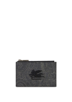 ETRO paisley coin-pocket wallet - Grey